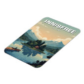 Lake Isle of Innisfree-ansichtkaart Magneet (Linkerzijde)