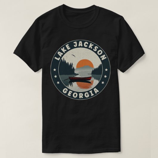 Lake Jackson Georgia Sunset T-shirt (Design voorkant)