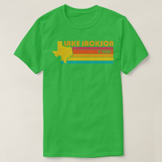 Lake Jackson  overspannen souvenir T-shirt (Design voorkant)