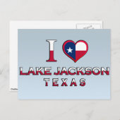 Lake Jackson, Texas Briefkaart (Voorkant / Achterkant)