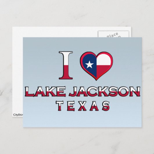 Lake Jackson, Texas Briefkaart (Voorkant / Achterkant)