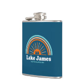 Lake James North Carolina Regenboog Heupfles (Links)