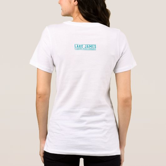 Lake James Vrouwen Serene Summers T-shirt (Achterkant)