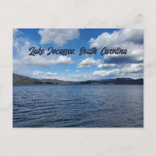 Lake Jocassee South Carolina Mountain Lake Briefkaart