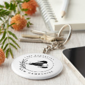 Lake Kanasatka Loon Key Ring Sleutelhanger (Zijkant)