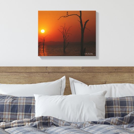 Lake Kariba Canvas Afdruk (Insitu (Slaapkamer))