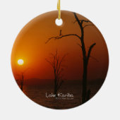 Lake Kariba Keramisch Ornament (Achterkant)