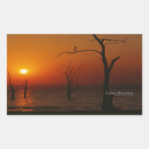 Lake Kariba Rechthoekige Sticker
