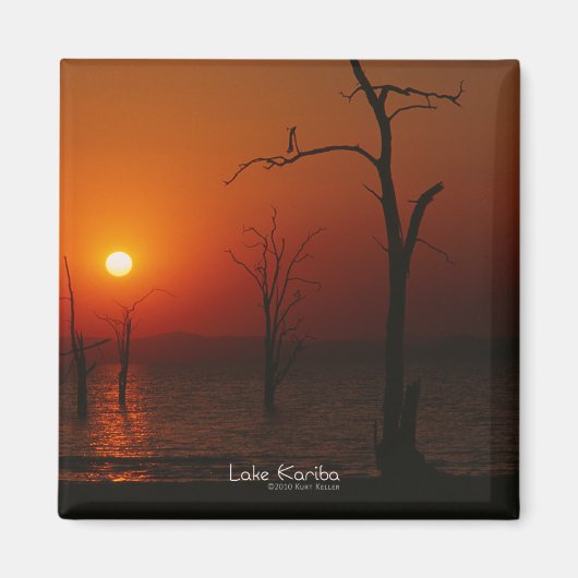 Lake Kariba Sunset Magnet (Voorkant)