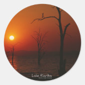 Lake Kariba Sunset Sticker (Voorkant)