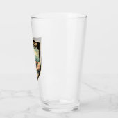 Lake Kawaguchiko Japan Travel Art Vintage Glas (Links)