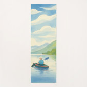 Lake Kayak Matching Right Watercolor Yogamat (Voorkant)