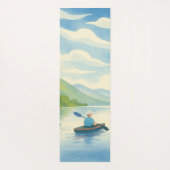 Lake Kayak Matching Right Watercolor Yogamat (Achterkant)