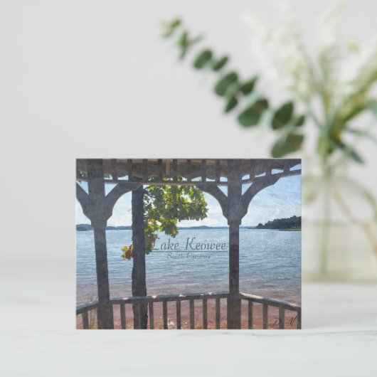 Lake Keowee South Carolina Beauarmmeer Briefkaart (Staand voorkant)