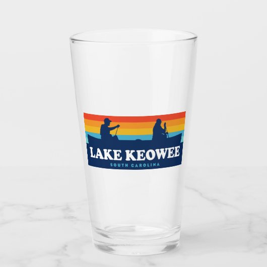 Lake Keowee South Carolina Kano Glas (Voorkant)
