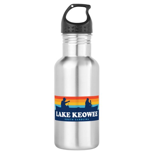 Lake Keowee South Carolina Kano Waterfles (Voorkant)