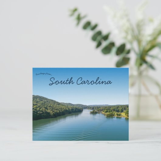 Lake Keowee South Carolina, Verenigde Staten Briefkaart (Staand voorkant)