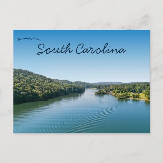 Lake Keowee South Carolina, Verenigde Staten Briefkaart (Voorkant)