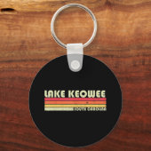 LAKE KEOWEE SOUTH CAROLINA Vist Camping Sleutelhanger (Voorkant)