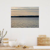 Lake Keowee South Carolina zonsondergang Poster (Keuken)