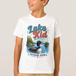 Lake Kid Fryeburg Maine Kids T-shirt