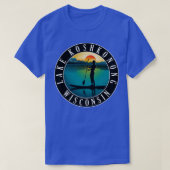 Lake Koshkonong Wisconsin Paddleboarding T-shirt (Design voorkant)