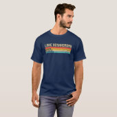 LAKE KOSHKONONONG WISCONSIN Vist Camping T-shirt (Voorkant volledig)