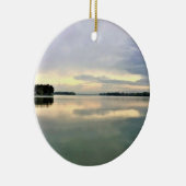 Lake La Belle, Oconomowoc, Wisconsin Keramisch Ornament (Rechts)