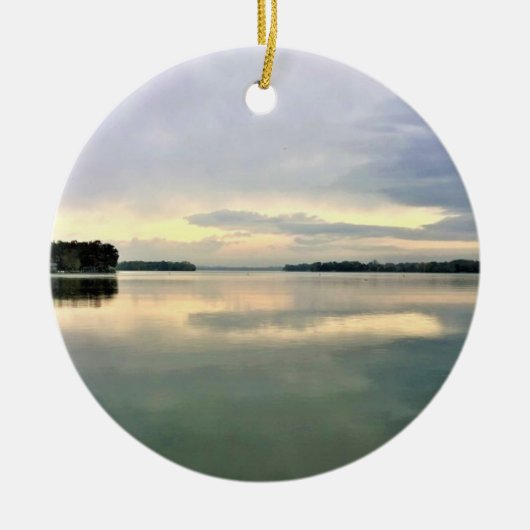 Lake La Belle, Oconomowoc, Wisconsin Keramisch Ornament (Voorkant)