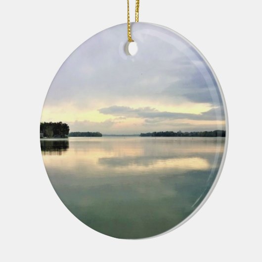 Lake La Belle, Oconomowoc, Wisconsin Keramisch Ornament (Links)