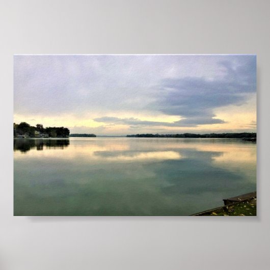 Lake La Belle, Oconomowoc, Wisconsin Poster (Voorkant)