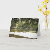 Lake Landscape, wordt snel beter Kaart (Gele Bloem)