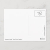 Lake landschap met vulkaan in de buurt van Uyuni,  Briefkaart (Achterkant)