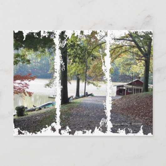 Lake Lanier 3 Box Briefkaart van Angela Clay (Voorkant)