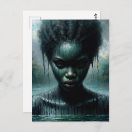 Lake Lanier Afro-Amerikaanse Water Spirit Briefkaart