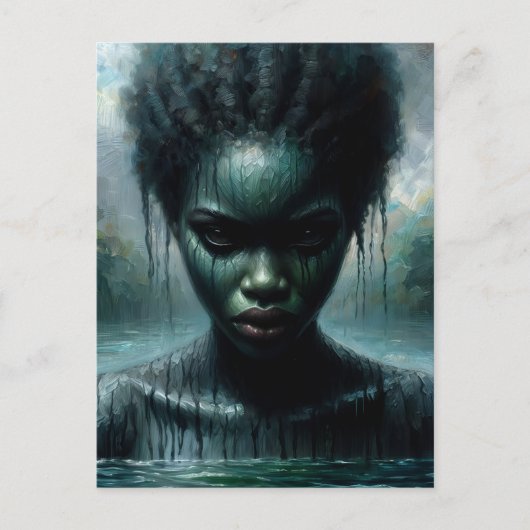 Lake Lanier Afro-Amerikaanse Water Spirit Briefkaart (Voorkant)
