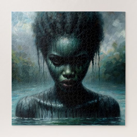 Lake Lanier Afro-Amerikaanse Water Spirit Legpuzzel (Verticaal)