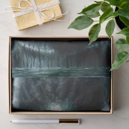 Lake Lanier Afro-Amerikaanse Water Spirit Tissuepapier (Geschenk)