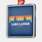 Lake Lanier Georgia Canoe Metalen Ornament (Links)
