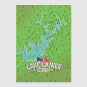 Lake Lanier Georgia Map (Voorkant)
