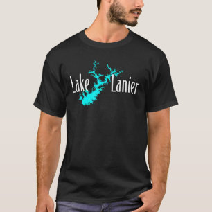Lake Lanier Georgia Meer Silhouet T-shirt