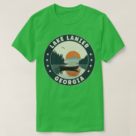 Lake Lanier Georgia Sunset T-shirt (Design voorkant)