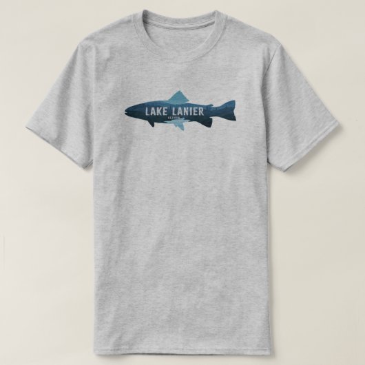 Lake Lanier Georgia Vis T-shirt (Design voorkant)
