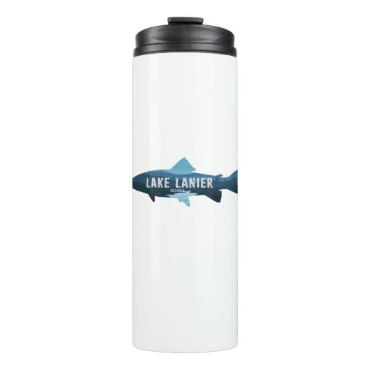 Lake Lanier Georgia Vis Thermosbeker (Voorkant)
