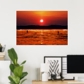 Lake Lanier Sunset Poster (Thuiskantoor)