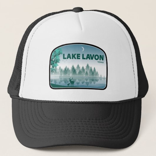 Lake Lavon Texas Herten Trucker Pet (Voorkant)