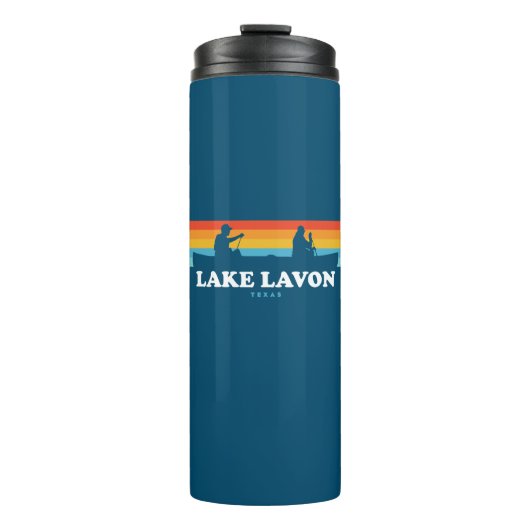 Lake Lavon Texas kano Thermosbeker (Voorkant)