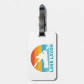 Lake Lavon Texas Kayak Bagagelabel (Achterkant verticaal)