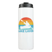 Lake Lavon Texas Kayak Thermosbeker (Voorkant)