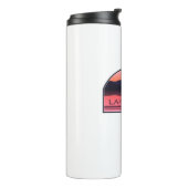 Lake Lavon Texas Red Sunrise Thermosbeker (Gedraaid links)